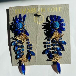 Elizabeth Cole Winnie Earrings- Blue~-OS- Never worn